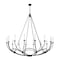 Z-Lite Arabella Chandelier, 16-Light, 55 In.W x 53 In.H, Matte Black/Matte Black 3500-16MB - alternate 5